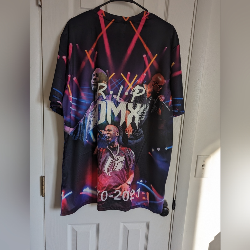DMX  Rapper Tribute T Shirt Polyester Unisex Size 2XL New w/o tags - Picture 2 of 6